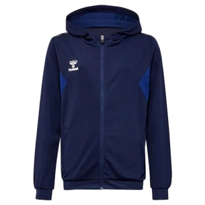 Immagine di Giacca da tuta bambino in poliestere con cappuccio e zip Hummel Authentic