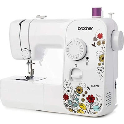 Immagine di Brother JX17FE (Fantasy Edition) Macchina da Cucire Elettrica Portatile con 17 Punti di Cucitura, Facile per Principianti, Cucitrice Automatica, Creativo, Professionale, Braccio Libero