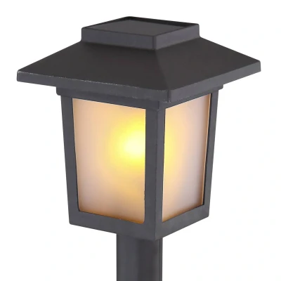 Immagine di Globo Lampada LED con picchetto 33577 3, nero, plastica, 3 unità