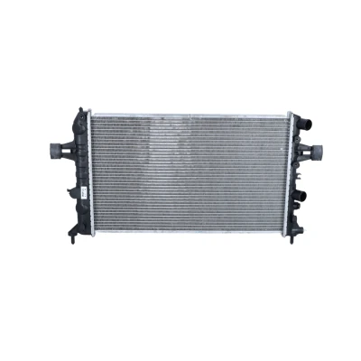 Immagine di NRF EASY FIT 58355 Radiatore motore Alluminio 600 366 24 con bussola in gomma Alette di raffreddamento saldate OPEL: Zafira B, Astra H Caravan
