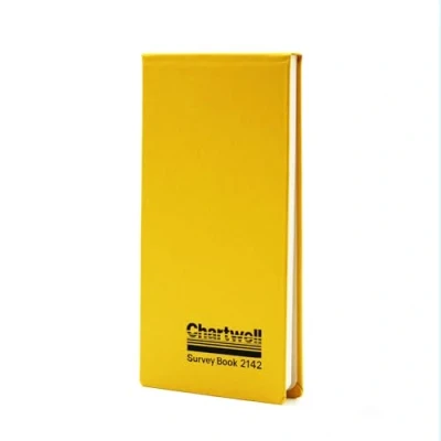 Immagine di Exacompta 2142Z Chartwell Quaderno per indagini con copertina rigida, dimensioni 106 x 205 mm, rigatura a righe, fogli numerati, adatto l&#039;uso all&#039;aperto e in condizioni di bagnato, colore: