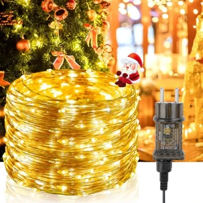 Immagine di Catena Luminosa, 20M 200LEDs Luci Stringa LED con 8 Modalità, Luminosità regolabile di Impermeabile per Esterni, Adatto a Giardino, Feste, Natale Ghirlanda Luminosa