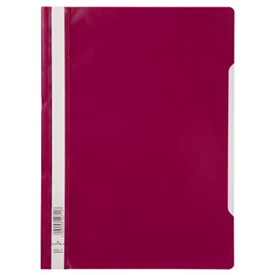 Immagine di Durable Spillatrice per display 252335 resistente (A4 standard, PP) confezione da 25 rosso porpora