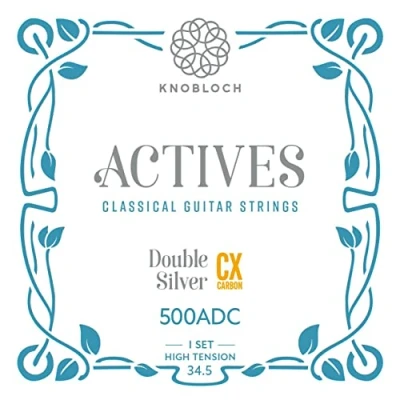Immagine di Knobloch Strings 500ADC Actives Double Silver CX Carbon High Tension 34.5