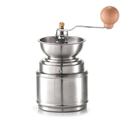 Immagine di Zeller 27219 Macinacaffè in Acciaio Inox, 9,5 x 22 cm, Colore: Argento