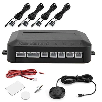 Immagine di Sensore di controllo della distanza parcheggio Kit per auto radar retromarcia Indicatore acustico avvertimento Sistema sonda 12v