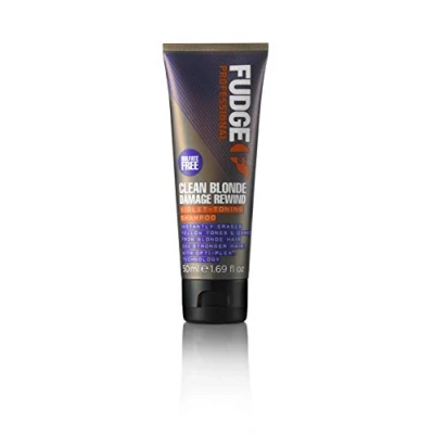 Immagine di Fudge Clean Blonde Damage Rewind Violet Toning Shampoo 50 ml