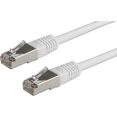 Immagine di Roline 21.15.0301 RJ45 cavo di rete, patch CAT 5e S/FTP 1.00 m Grigio doppia schermatura, contatti connettore dorati 1 pz.