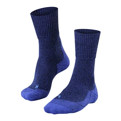 Immagine di FALKE TK1 Adventure Wool M SO lana filo funzionale spessi antivesciche 1 paio, Calzini da escursionismo Uomo, Blu (Yve 6714), 39 41