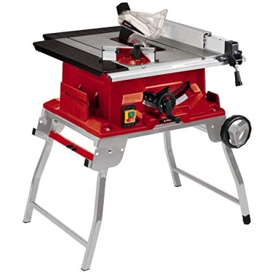 Immagine di Einhell TE TS 250 UF Sega circolare con banchetto (230 240 V, 2000 W, giri al min. 4500, lama Ø250 x ø30 48 denti, inclinabile fino a 45, taglio max 78 mm, guida parallela ed angolare)