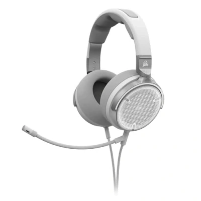 Immagine di CORSAIR VIRTUOSO PRO Cuffie da Gioco Cablate Multipiattaforma Aperte sul Retro Microfono Rimovibile Driver in Grafene 20Hz 40 kHz PC, Mac, PS5, PS4, Xbox, Nintendo Switch, Mobile Bianco