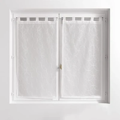 Immagine di Douceur d&#039;Intérieur Tenda mista, bianco, 2 x 60 120 cm