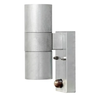 Immagine di Konstsmide Modena 7542 320 Lampada da parete per esterni con rilevatore di movimento Lampadina Alogena GU10 70 W Zinco