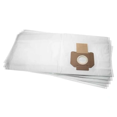 Immagine di vhbw 5x sacchetto compatibile con Nilfisk Alto Attix 350 01, 360, 360 11, 21 aspirapolvere in microfibra, 27,9cm x 64,3cm, bianco