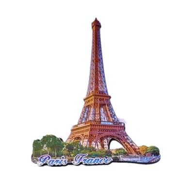 Immagine di Calamita da frigorifero 3D Torre Eiffel Parigi Francia souvenir regalo in legno Craft Collection