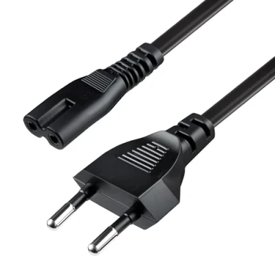Immagine di Tolesum 1.5M IEC 320 C7 Power Cable con 2 Pin Euro Cavo di alimentazione per PS5/ PS4/ PS3/ Xbox Series X/S Nero
