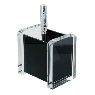 Immagine di Wedo 0604001 Exclusive Portamatite in Acrilico, Trasparente/Nero