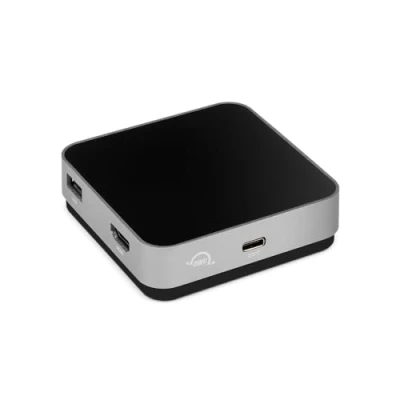 Immagine di OWC Dock da viaggio USB C, 5 porte con 3.1, HDMI, scheda SD e Power Pass Through 100 W, grigio siderale