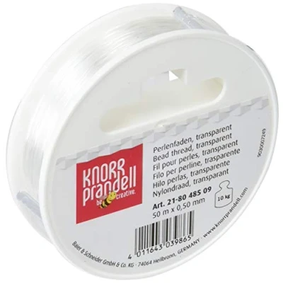Immagine di Gütermann / KnorrPrandell 8048509 Filo perlon 0,50mm Ø, 50 metri, colore: Trasparente