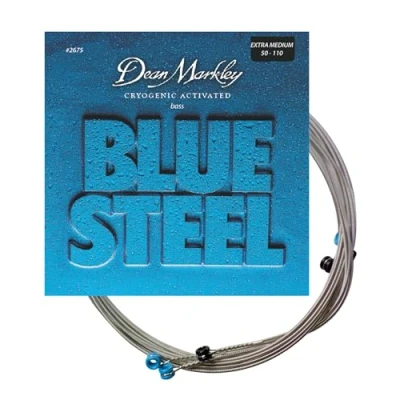 Immagine di Dean Markley 4 String Blue Steel Bass Strings50 110 Heavy