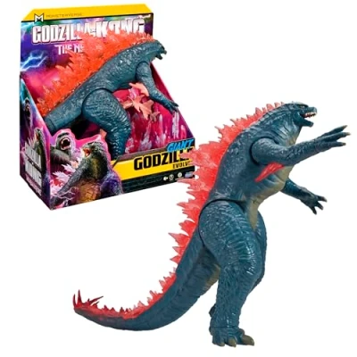 Immagine di MonsterVerse Godzilla x Kong, statuetta snodata, 28 cm, modello casuale, per bambini dai 4 anni, MN300