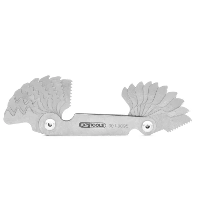Immagine di KS TOOLS 301.0095 Contafiletti 20 con filettatura metrica Acciaio per molle