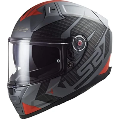 Immagine di LS2, Casco Moto Integrale VECTOR II SPLITTER Matt Titanium Red, XXL