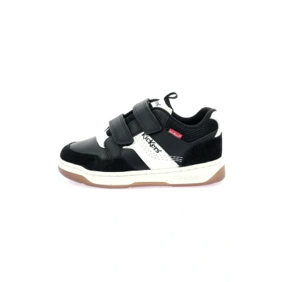 Immagine di Kickers Kickbiking, Scarpe da Ginnastica Unisex Bambini, Nero/Bianco, 32 EU