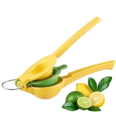 Immagine di Westmark Spremiagrumi 2 in 1 Estrazione efficiente del succo con la pratica pressa manuale, ideale per cocktail di lime o limone Alluminio