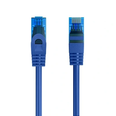 Immagine di Ewent Cavo di Rete, Patch Cat 5e U/UTP, AWG 26/7, 2 Connettori RJ45, 3m, Blu