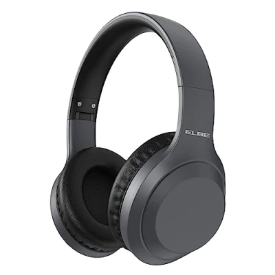 Immagine di Elbe ABT A10 G Cuffie Bluetooth 5.1 con cancellazione attiva del rumore ANC, microfono, riproduzione 10 ore, grigio
