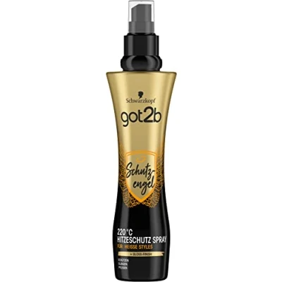 Immagine di got2b Spray protettivo contro il calore, angelo custode fino a 220 C (200 ml), lozione per lo styling protegge i capelli dai danni del stili caldi con finitura lucida, non appesantire