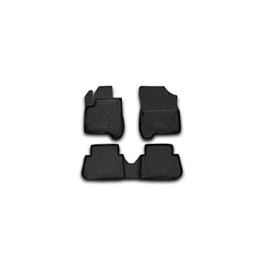 Immagine di Element tappetini in Gomma 3D Premium su Misura Adatti per Citroen C3 Picasso, MK 1 (I), 2009 &gt;, Monovolume, 4 Pezzi.