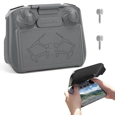 Immagine di MotuTech 2 in 1 Protezione e Parasole per DJI RC/RC Pro Telecomando Radiocomando Mavic 3 Mini Anti graffio (Grigio RC)