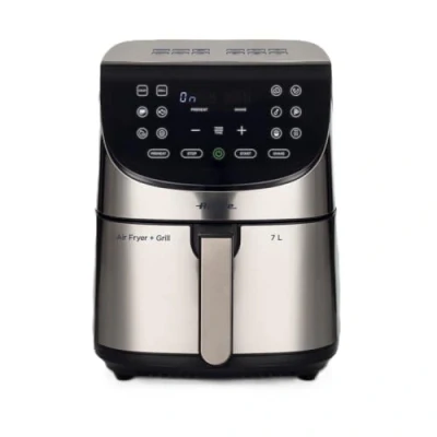 Immagine di Ariete 4628 Friggitrice ad aria 7L, 1800 W, Capacità di cottura 2,8kg, 12 programmi preimpostati, Funzione Max Crisp, Temperatura fino a 200, Cestello antiaderente con griglia, Metal