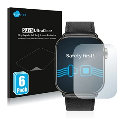 Immagine di savvies (6 Pezzi Pellicola Protettiva per Apple Watch Hermès (41 mm) Protezione Schermo Trasparente