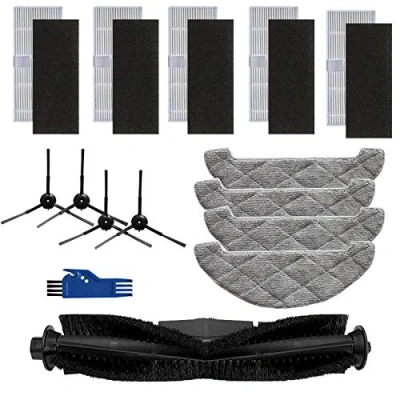Immagine di REYEE Accessori di Ricambio (Filtro &amp; Spazzola Laterale Mops Principale) Adatta Per Proscenic 850T Robot Aspirapolvere