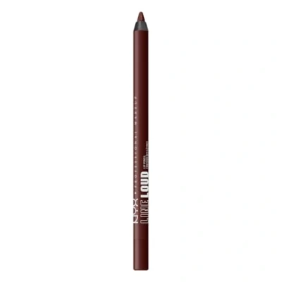 Immagine di NYX Professional Makeup Matita Labbra Waterproof, Colore Pieno e Finish Matte, No Transfer, Per Morbide Perfette, Con Olio di Jojoba Vitamina E, Line Loud, Tonalità: Make A Statement