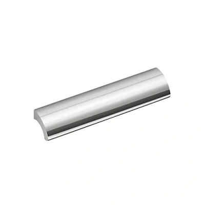 Immagine di SOTECH maniglia per mobili NORR BA 96 mm in alluminio cromato lucido a nastro armadietti