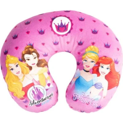 Immagine di Disney Principesse Cuscino per Collo da Viaggio Cervicale in Tessuto Aurora Bel Ariel Sirenetta Cenerentola