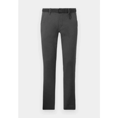 Immagine di TOM Tailor Denim Structured Chinos WITH BELT Chino, Uomo, Taglia: 29x32, Anthracite