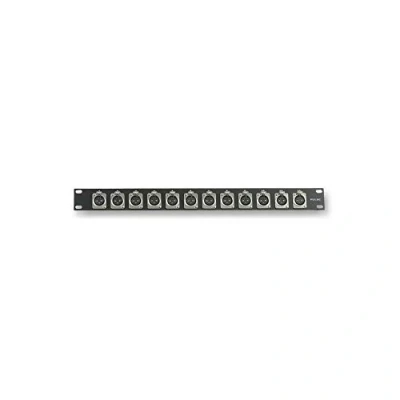 Immagine di Pulse PLS00023 pannello rack 1U con 12 prese XLR per
