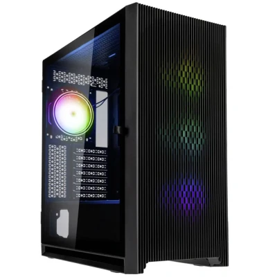 Immagine di Kolink Unity Lateral ARGB Midi Tower PC Case Nero 4 ventole LED pre montate