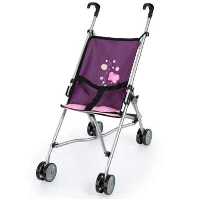 Immagine di Bayer Design 30157AA Carrozzina per bambole Buggy, farfalla viola