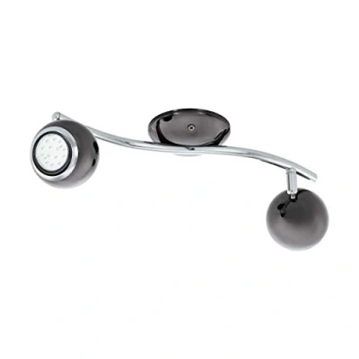 Immagine di Eglo 31006 Faretto d&#039;illuminazione da superficie Nero, Argento GU10 LED 6 W