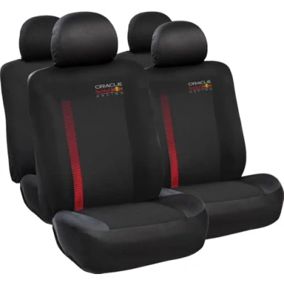 Immagine di Red Bull Set Coprisedile 10 Pz Powerbar Nero/Rosso per auto, confortevole, resistente, facile e veloce da installare