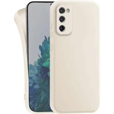 Immagine di MyGadget Cover per Samsung Galaxy S20 FE Custodia Protettiva in Silicone Morbido Case TPU Flessibile Ultra Protezione Antiurto &amp; Antiscivolo Crema