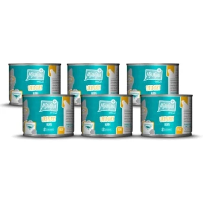 Immagine di MjAMjAM VetCat Cibo umido Premium per gatti Diet Urinary Pollo, confezione da 6 (6 x 200 g), senza cereali