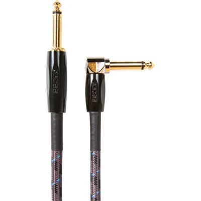 Immagine di BOSS BIC 10A Cavo per strumenti di qualità da studio, Connettori dritto angolo retto 1/4, lunghezza 3 m/10ft.
