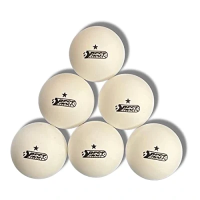 Immagine di Best Sporting Palline da ping pong 100 pezzi, colore bianco, qualità 1 stella, per interni ed esterni, set 40 mm di diametro,